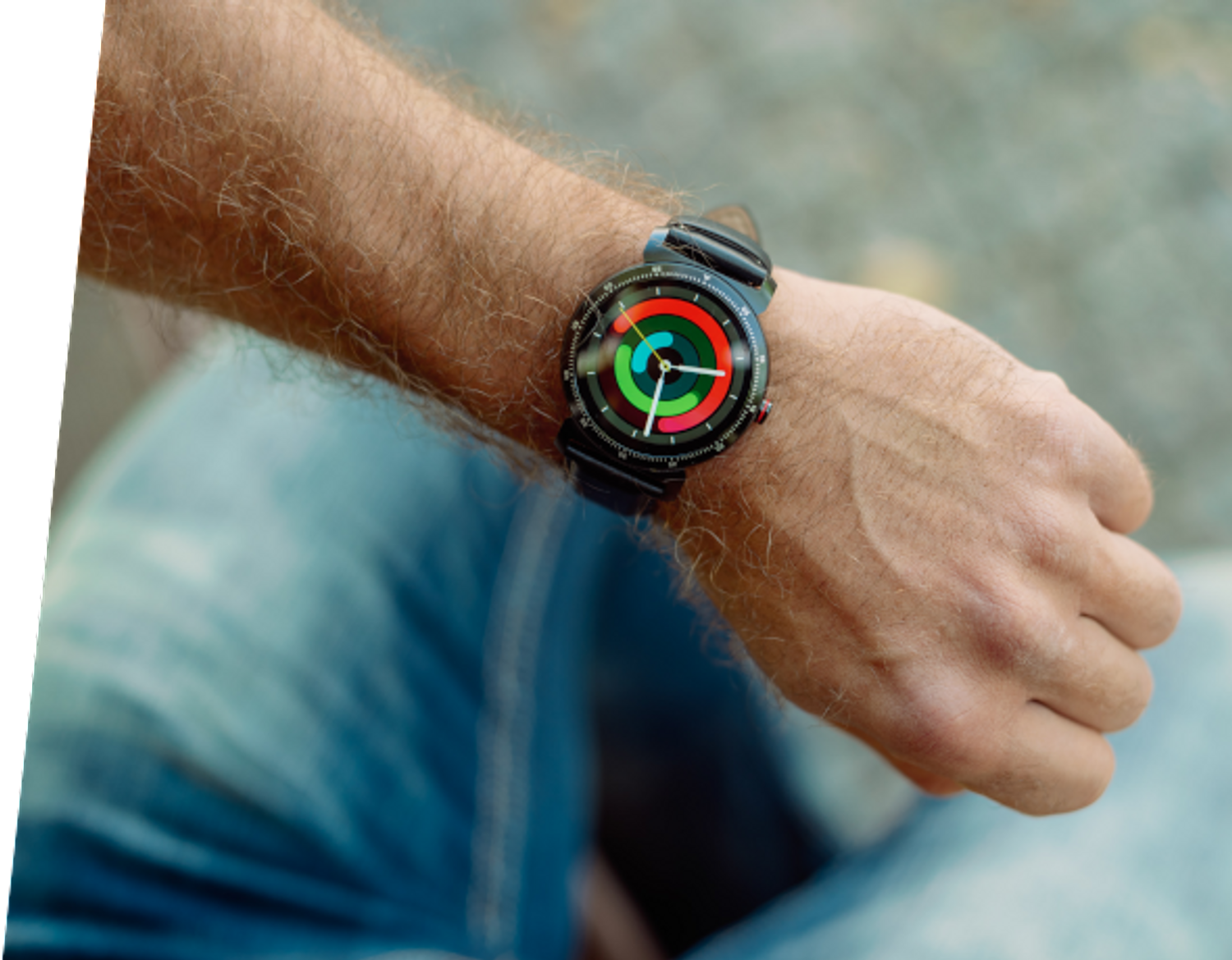 Smartwatch męski na czarnej bransolecie Garett GT24S RT czarny,stalowy.2.jpg